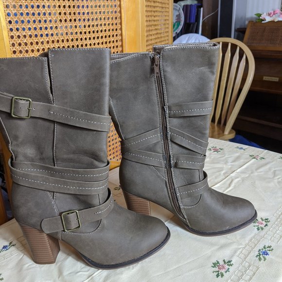 Kohl's Shoes - Koh's AP Mackenzie Calf-high Boots Sz10M EUC